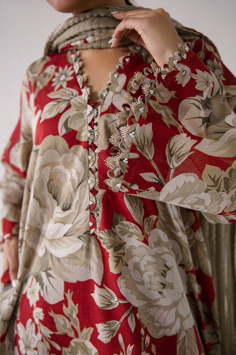 Baroque | Lawn Collection 24 | UF-378 -  Baroque Luxury -  House of Maryam