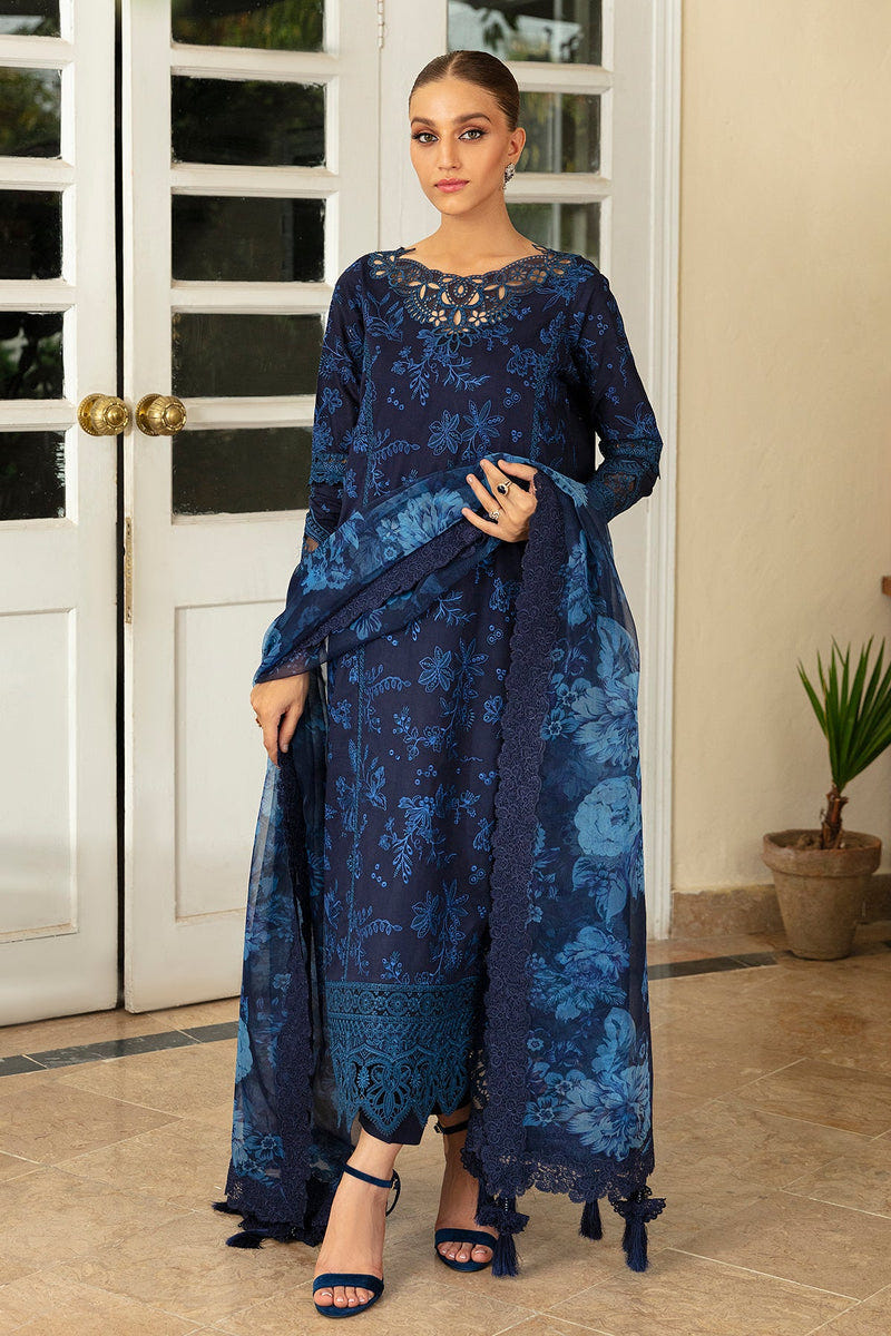 Baroque | Lawn Collection 24 | UF-380 -  Baroque Luxury - Original Designer Dress - House of Maryam