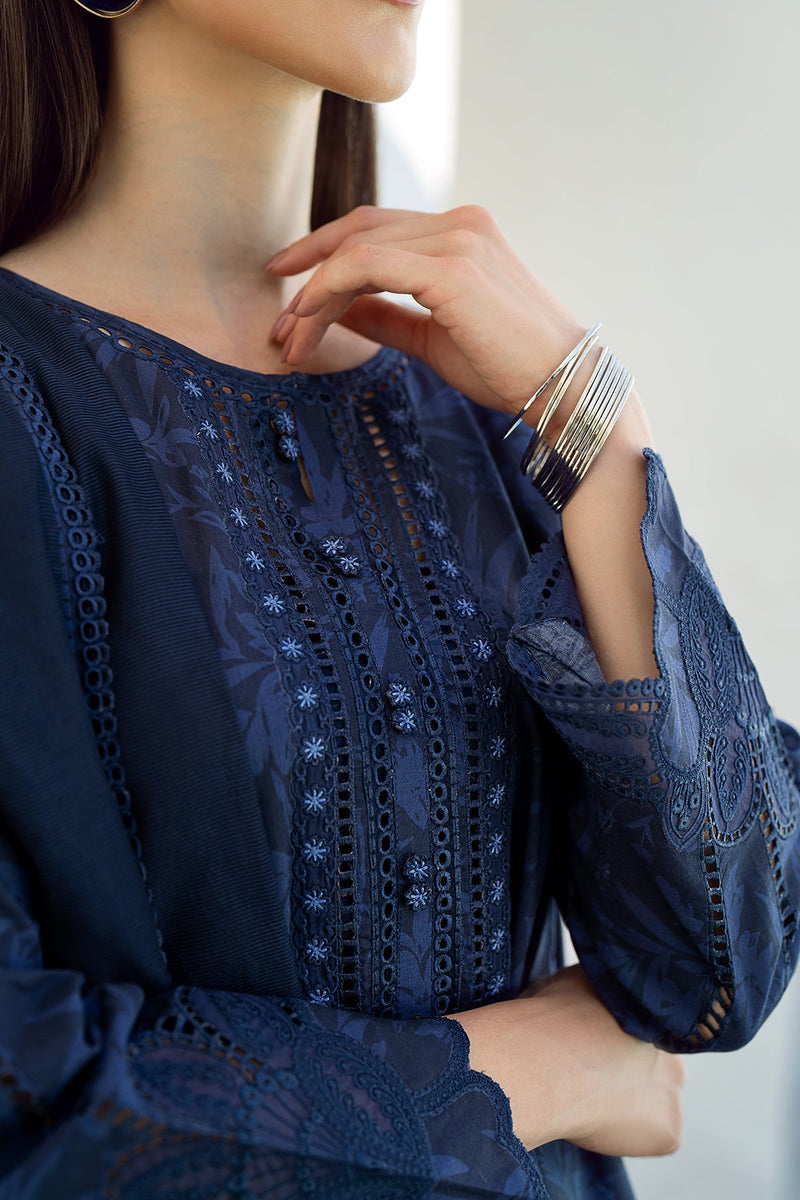 Baroque | Lawn Collection 24 | UF-544 -  Baroque Luxury - Original Designer Dress - House of Maryam