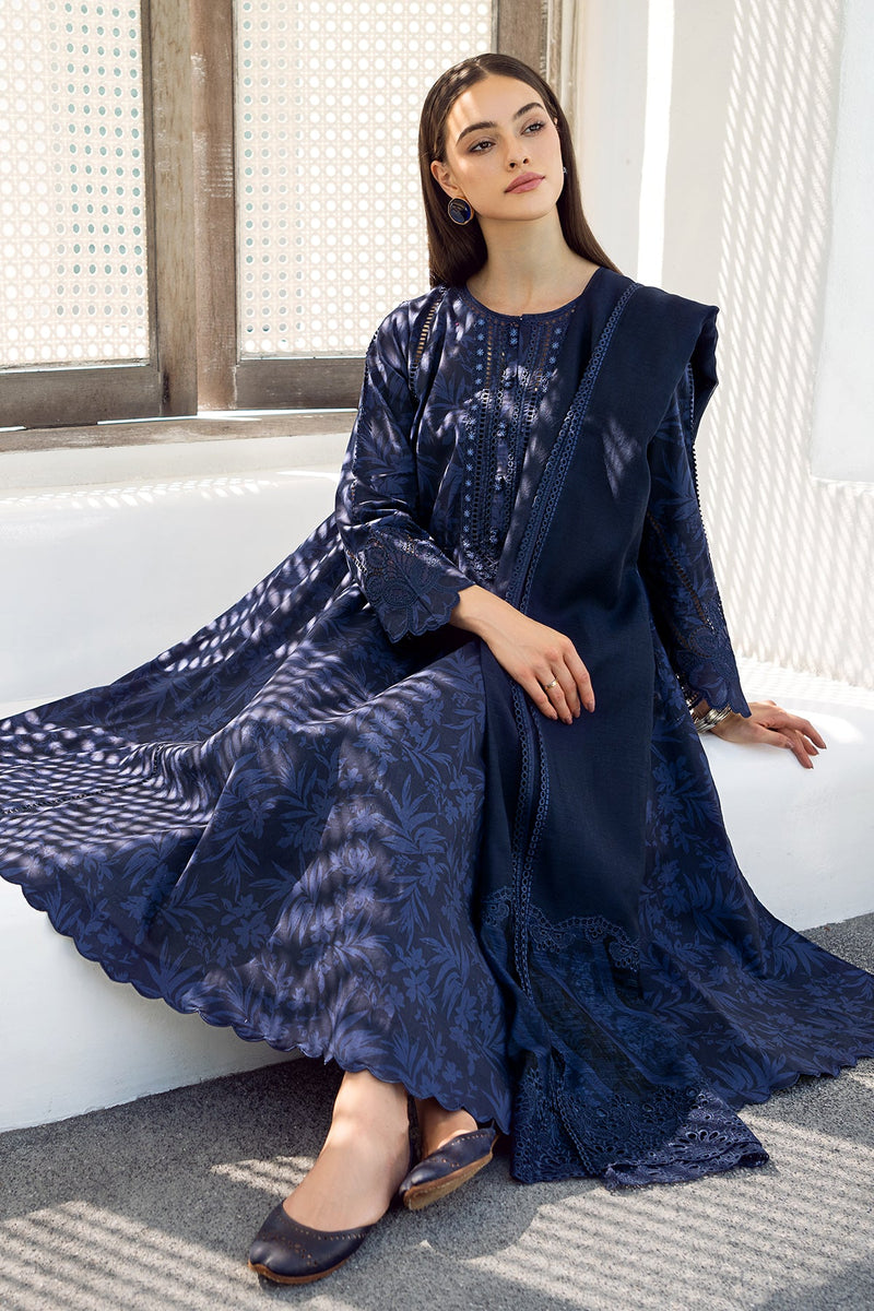 Baroque | Lawn Collection 24 | UF-544 -  Baroque Luxury - Original Designer Dress - House of Maryam