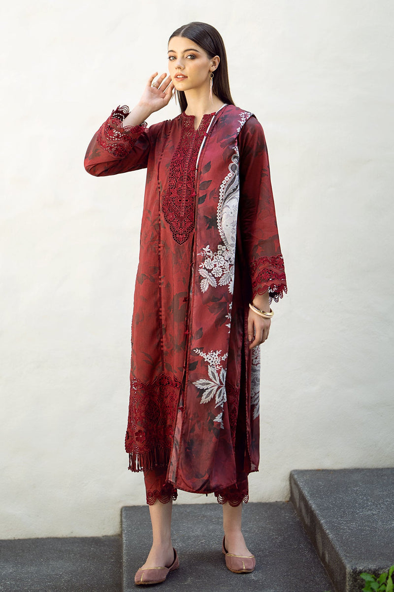 Baroque | Lawn Collection 24 | UF-545 -  Baroque Luxury - Original Designer Dress - House of Maryam