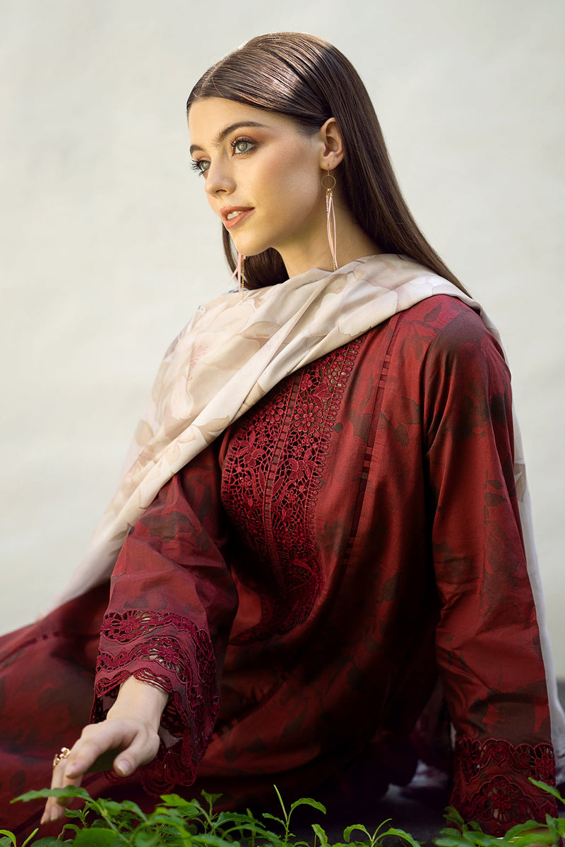 Baroque | Lawn Collection 24 | UF-545 -  Baroque Luxury - Original Designer Dress - House of Maryam
