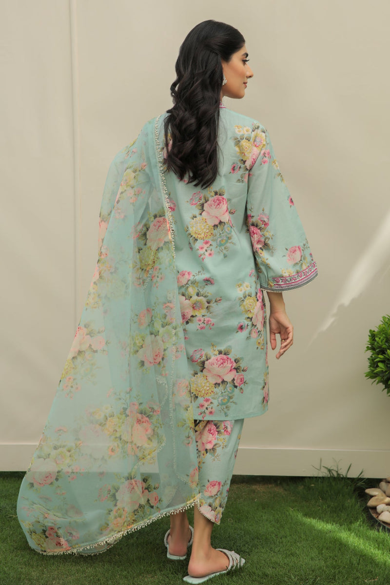 Baroque | Lawn Collection 24 | UF-215 -  Baroque Luxury - Original Designer Dress - House of Maryam