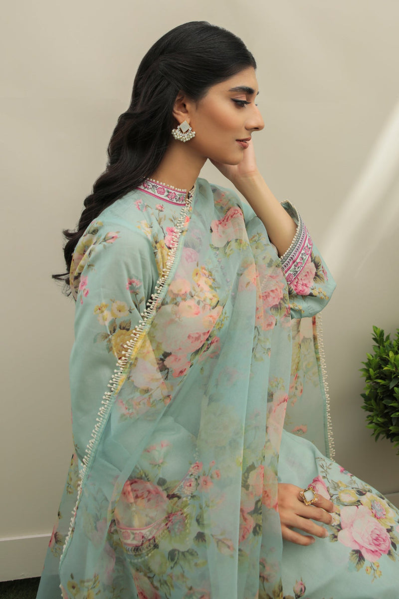 Baroque | Lawn Collection 24 | UF-215 -  Baroque Luxury - Original Designer Dress - House of Maryam