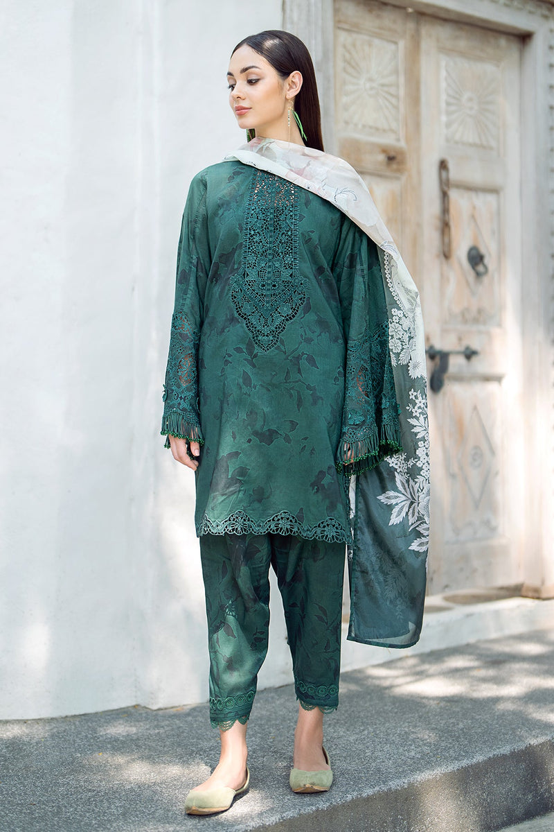 Baroque | Lawn Collection 24 | UF-546 -  Baroque Luxury - Original Designer Dress - House of Maryam