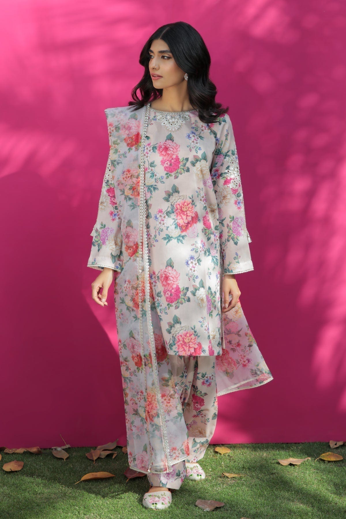 Baroque | Lawn Collection 24 | UF-191 -  Baroque Luxury - Original Designer Dress - House of Maryam