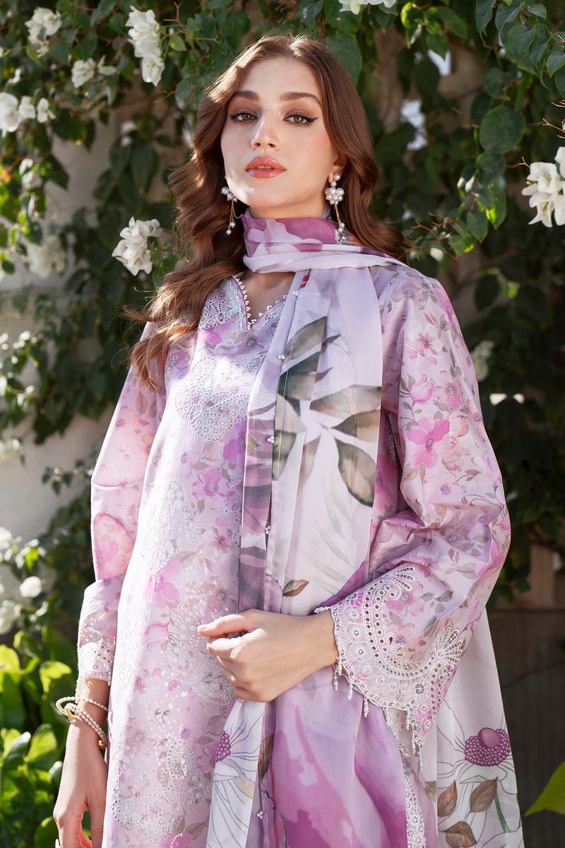 Baroque | Luxury Pret 25 | UF-4067-Brand:Baroque-Type:Ladies Clothes-Pastel Pink-Lawn-House of Maryam- Buy in UK, USA