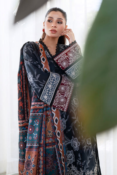 Baroque | Luxury Pret 25 | UF-4078-Brand:Baroque-Type:Ladies Clothes-Midnight Blue-Lawn-House of Maryam- Buy in UK, USA