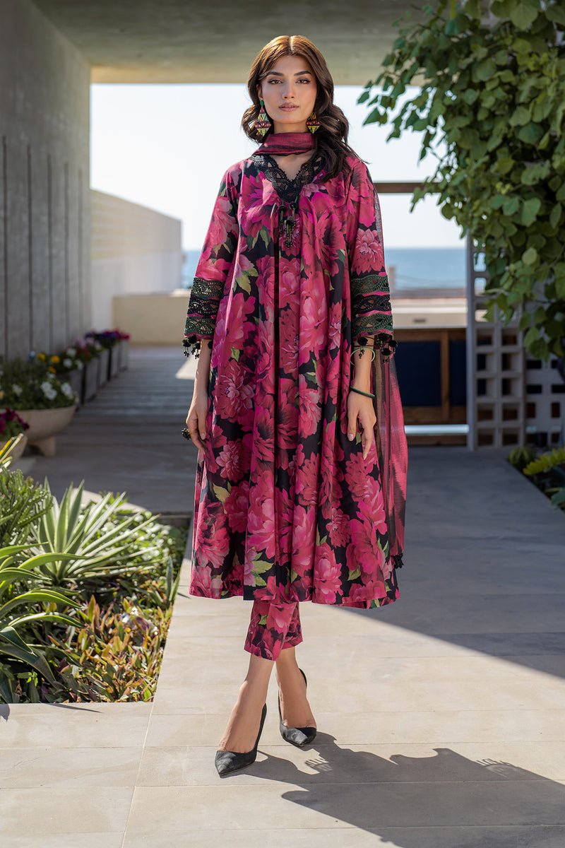 Baroque | Luxury Pret 25 | UF-4087-Brand:Baroque-Type:Ladies Clothes-Black-Lawn-House of Maryam- Buy in UK, USA