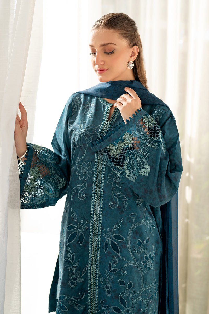 Baroque | Luxury Pret 25 | UF-4097-Brand:Baroque-Type:Ladies Clothes-Zinc-Lawn-House of Maryam- Buy in UK, USA