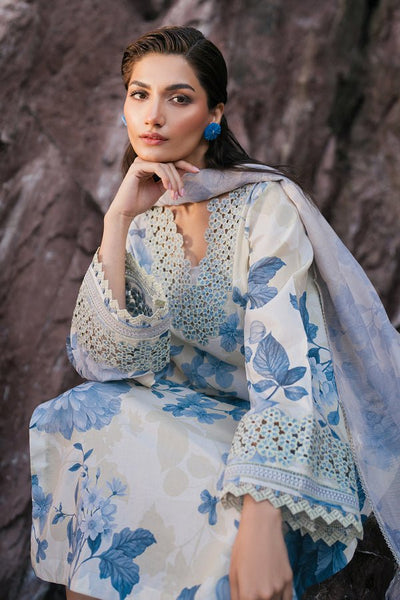 Baroque | Luxury Pret 25 | UF-4105-Brand:Baroque-Type:Ladies Clothes-White-Lawn-House of Maryam- Buy in UK, USA