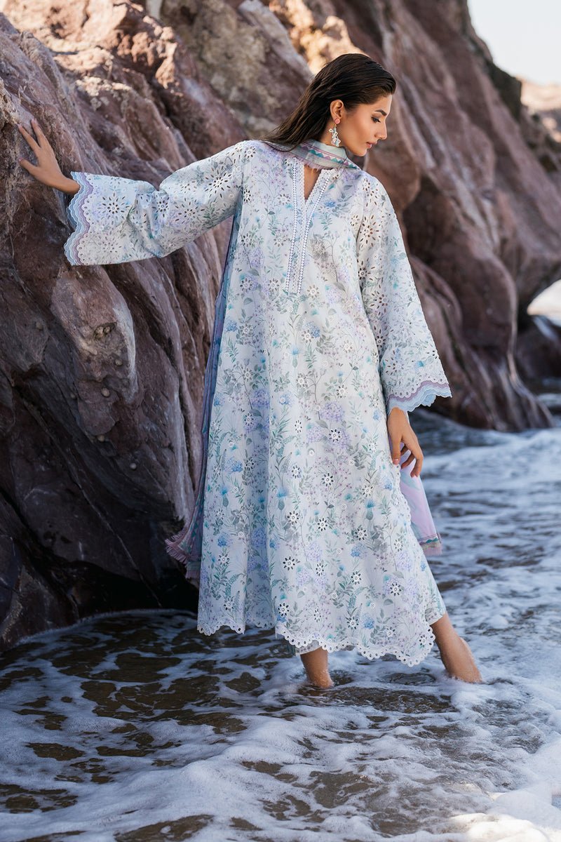 Baroque | Luxury Pret 25 | UF-4106-Brand:Baroque-Type:Ladies Clothes-Off White-Lawn-House of Maryam- Buy in UK, USA