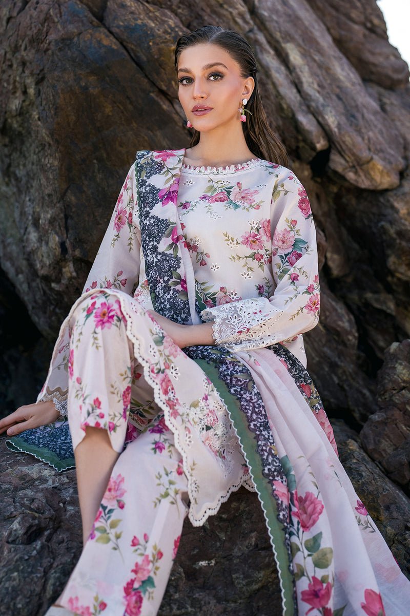 Baroque | Luxury Pret 25 | UF-4107-Brand:Baroque-Type:Ladies Clothes-Lilac-Lawn-House of Maryam- Buy in UK, USA