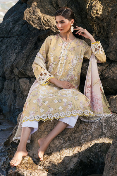 Baroque | Luxury Pret 25 | UF-4110-Brand:Baroque-Type:Ladies Clothes-Beige-Lawn-House of Maryam- Buy in UK, USA