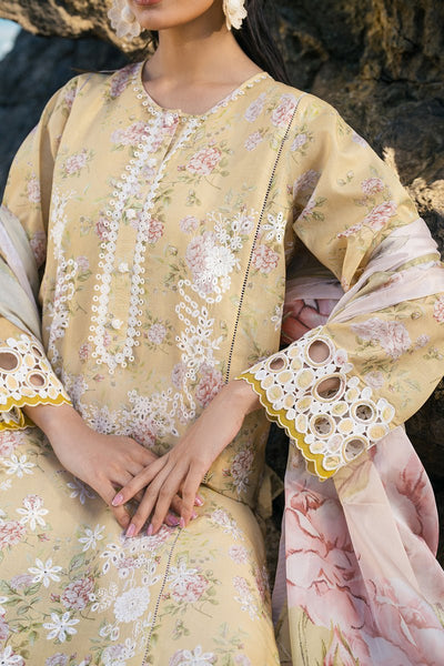 Baroque | Luxury Pret 25 | UF-4110-Brand:Baroque-Type:Ladies Clothes-Beige-Lawn-House of Maryam- Buy in UK, USA
