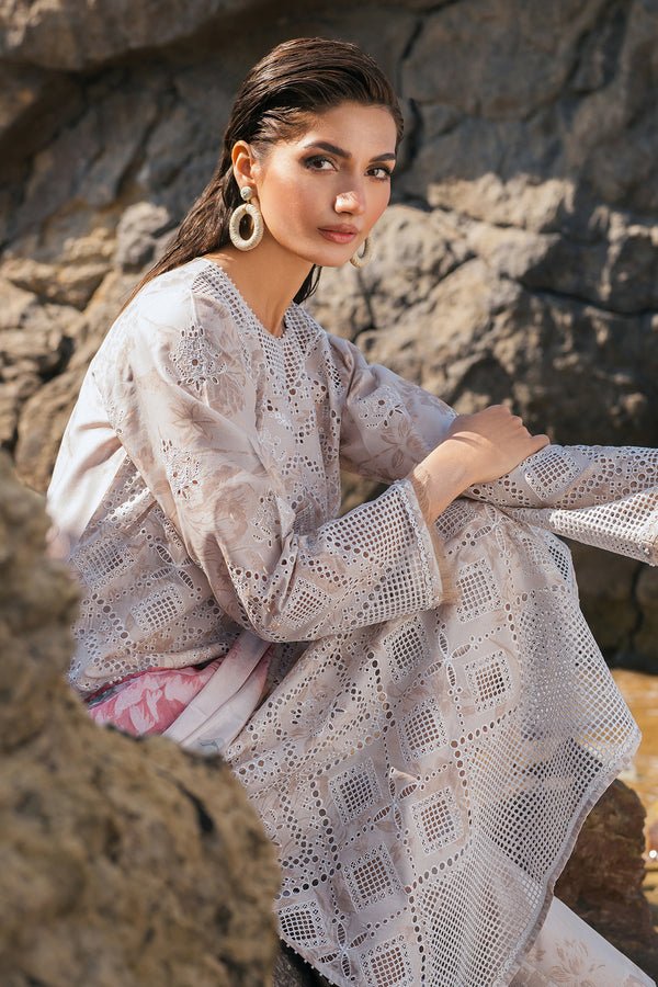 Baroque | Luxury Pret 25 | UF-4116-Brand:Baroque-Type:Ladies Clothes-Lilac-Lawn-House of Maryam- Buy in UK, USA