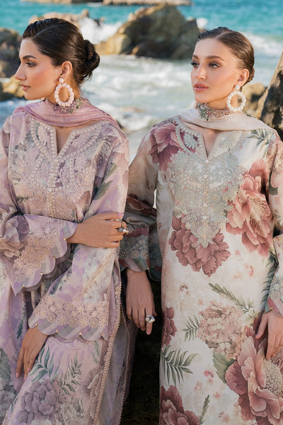 Baroque | Luxury Pret 25 | UF-4123-Brand:Baroque-Type:Ladies Clothes-Off White-Lawn-House of Maryam- Buy in UK, USA