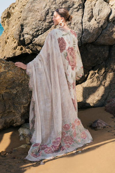 Baroque | Luxury Pret 25 | UF-4123-Brand:Baroque-Type:Ladies Clothes-Off White-Lawn-House of Maryam- Buy in UK, USA