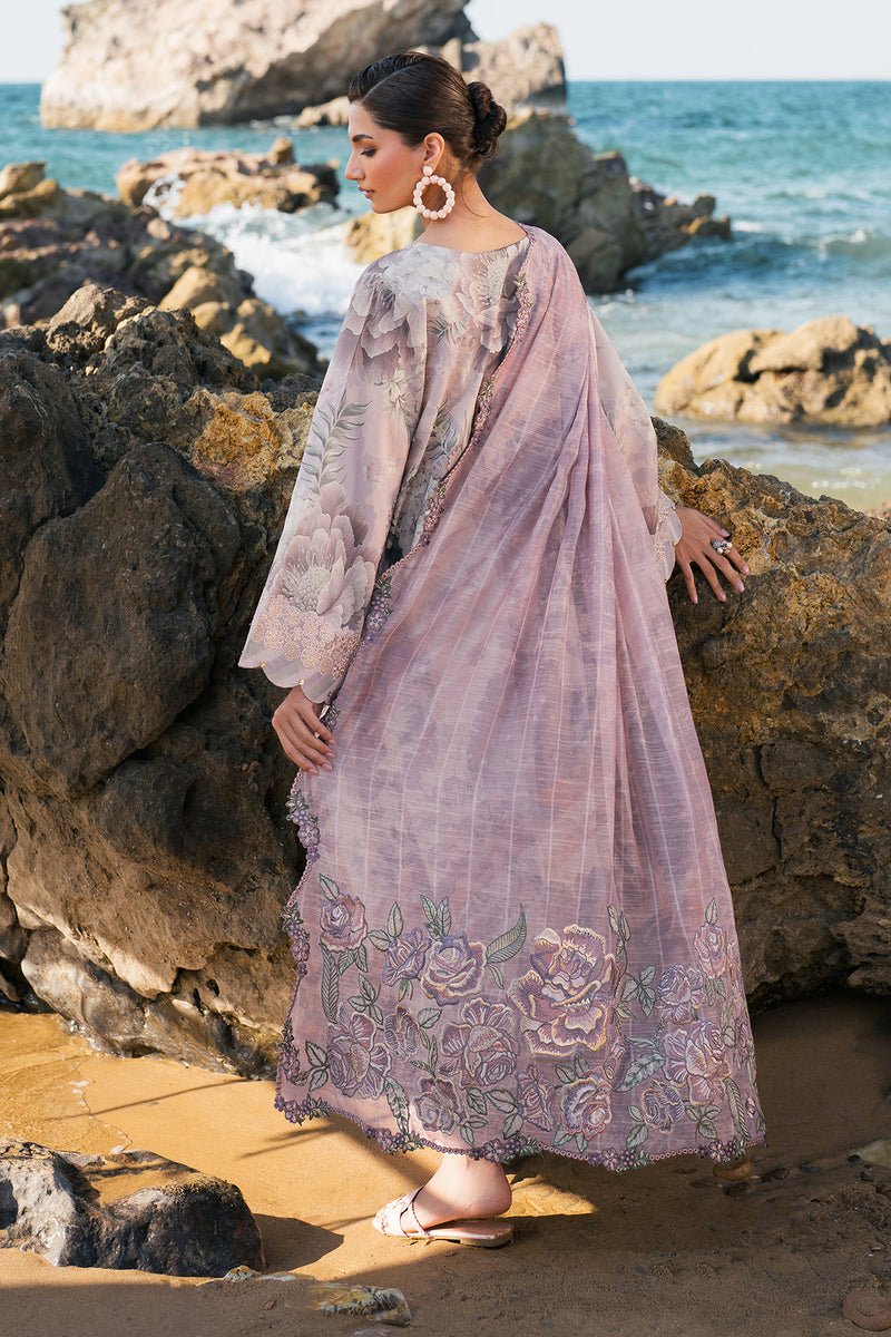 Baroque | Luxury Pret 25 | UF-4124-Brand:Baroque-Type:Ladies Clothes-Lilac-Lawn-House of Maryam- Buy in UK, USA