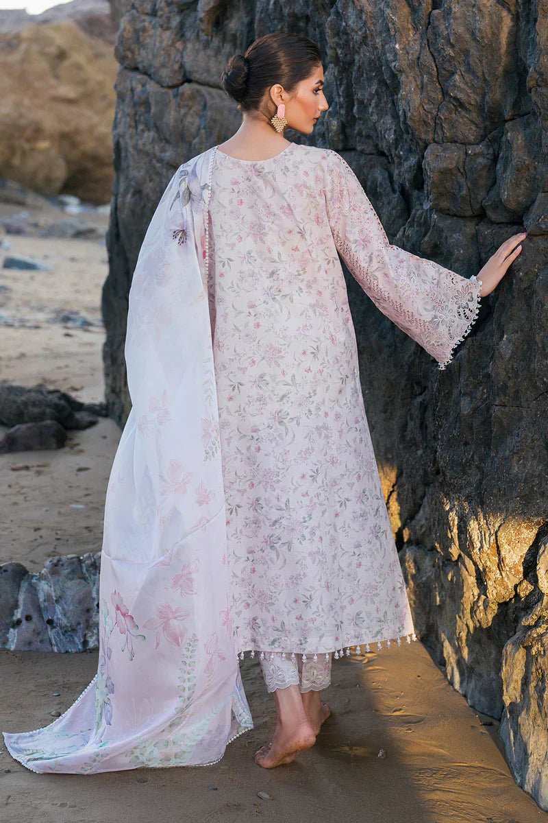 Baroque | Luxury Pret 25 | UF-4130-Brand:Baroque-Type:Ladies Clothes-Lilac-Lawn-House of Maryam- Buy in UK, USA