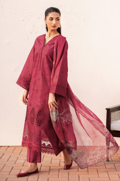 Baroque | Luxury Pret 25 | UF-4144-Brand:Baroque-Type:Ladies Clothes-Maroon-Lawn-House of Maryam- Buy in UK, USA