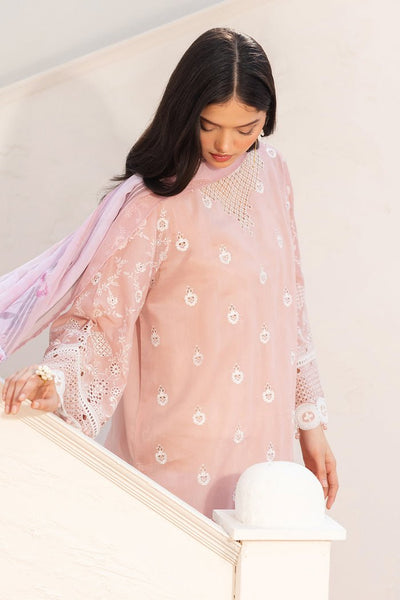 Baroque | Luxury Pret 25 | UF-4145-Brand:Baroque-Type:Ladies Clothes-Pink-Lawn-House of Maryam- Buy in UK, USA