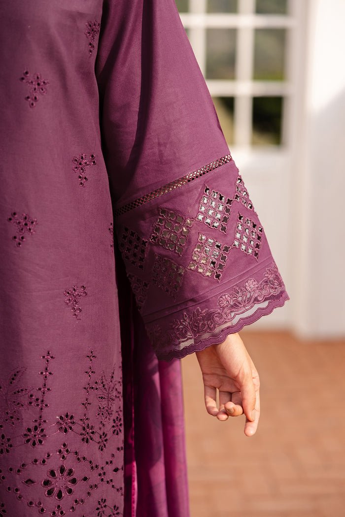 Baroque | Luxury Pret 25 | UF-4146-Brand:Baroque-Type:Ladies Clothes-Old Mauve-Lawn-House of Maryam- Buy in UK, USA