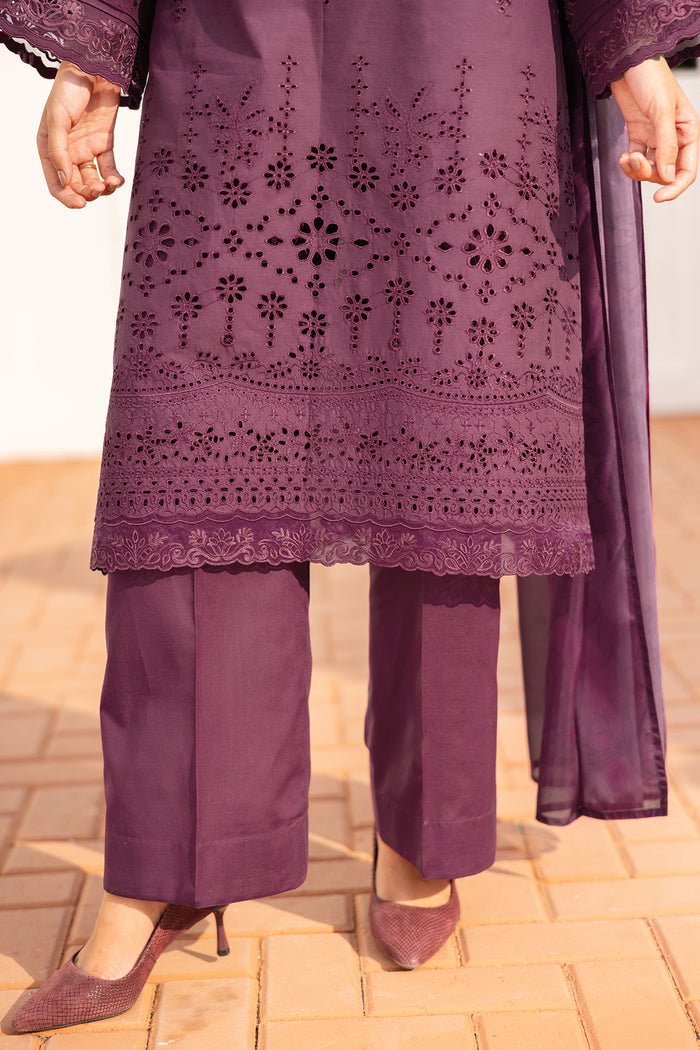 Baroque | Luxury Pret 25 | UF-4146-Brand:Baroque-Type:Ladies Clothes-Old Mauve-Lawn-House of Maryam- Buy in UK, USA
