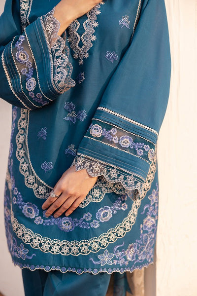 Baroque | Luxury Pret 25 | UF-4148-Brand:Baroque-Type:Ladies Clothes-Blue-Lawn-House of Maryam- Buy in UK, USA