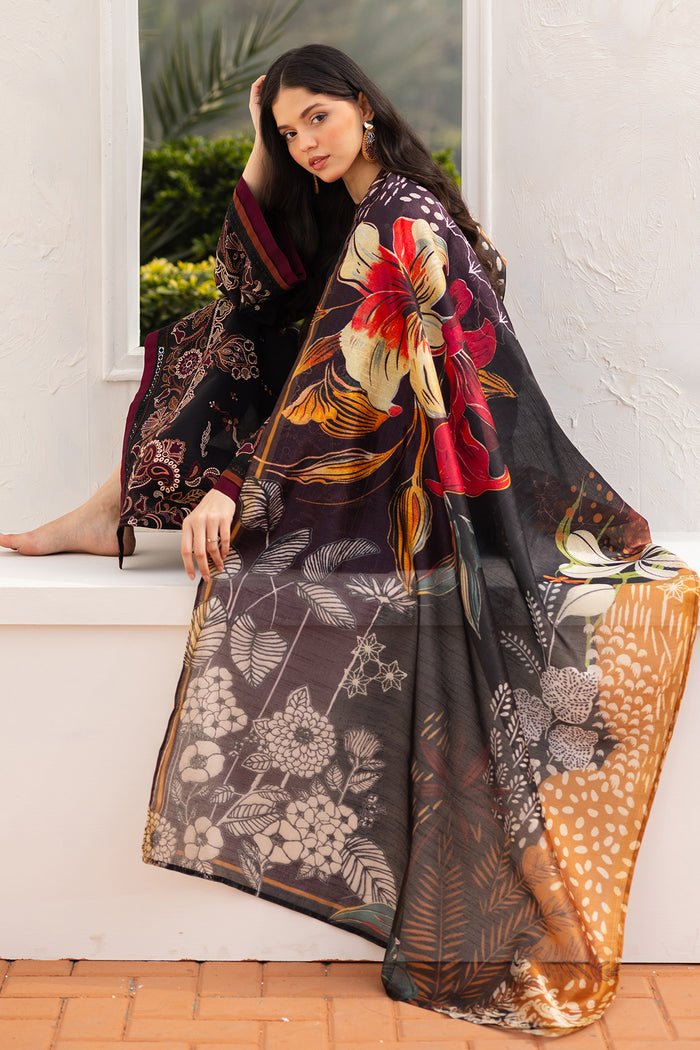 Baroque | Luxury Pret 25 | UF-4151-Brand:Baroque-Type:Ladies Clothes-Black-Lawn-House of Maryam- Buy in UK, USA