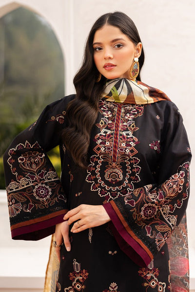 Baroque | Luxury Pret 25 | UF-4151-Brand:Baroque-Type:Ladies Clothes-Black-Lawn-House of Maryam- Buy in UK, USA