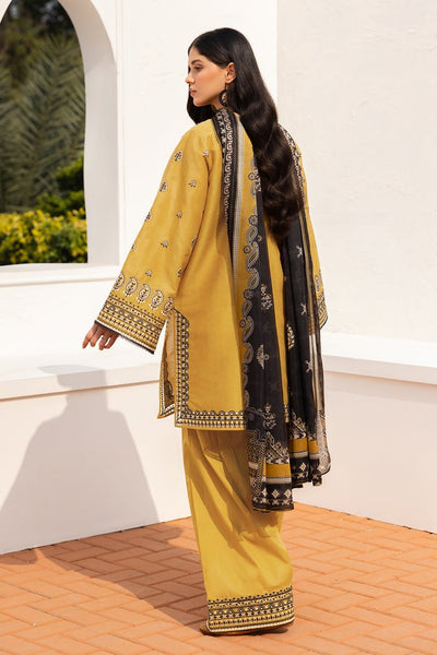 Baroque | Luxury Pret 25 | UF-4153-Brand:Baroque-Type:Ladies Clothes-Mustard-Lawn-House of Maryam- Buy in UK, USA