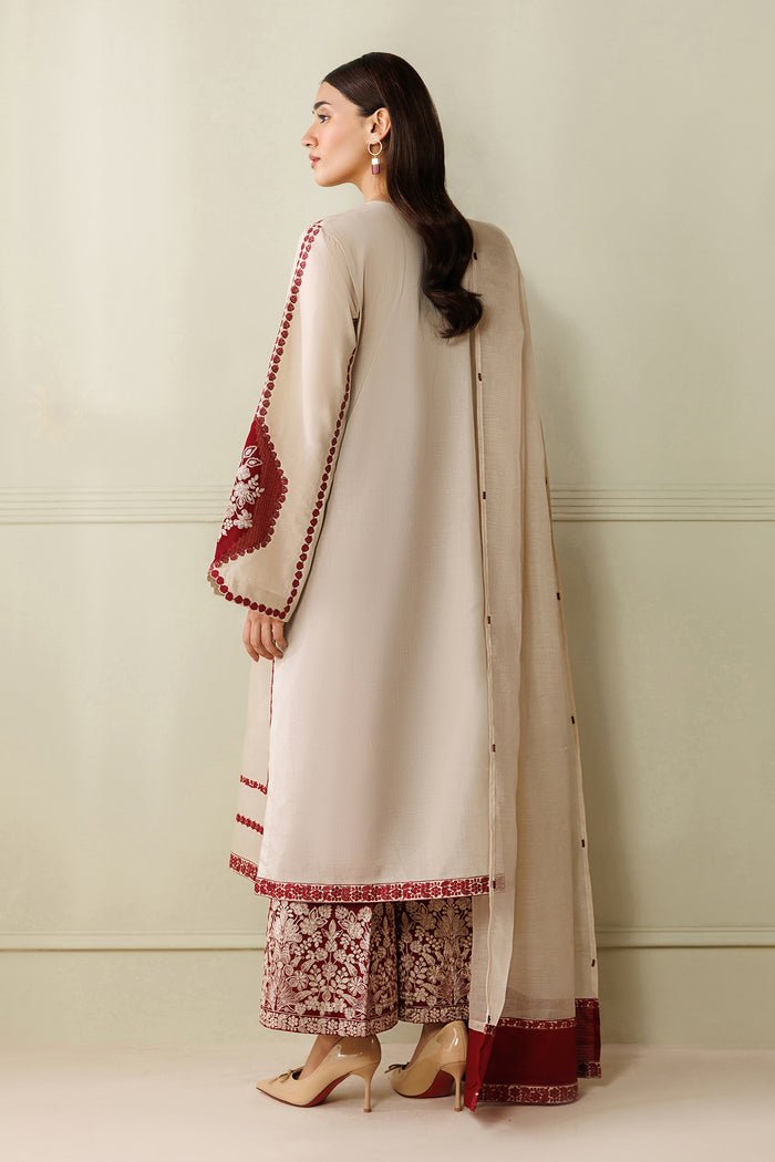 Baroque | Luxury Summer Pret | UF-4421-Brand:Baroque-Type:Ladies Clothes-Beige-Lawn-House of Maryam- Buy in UK, USA
