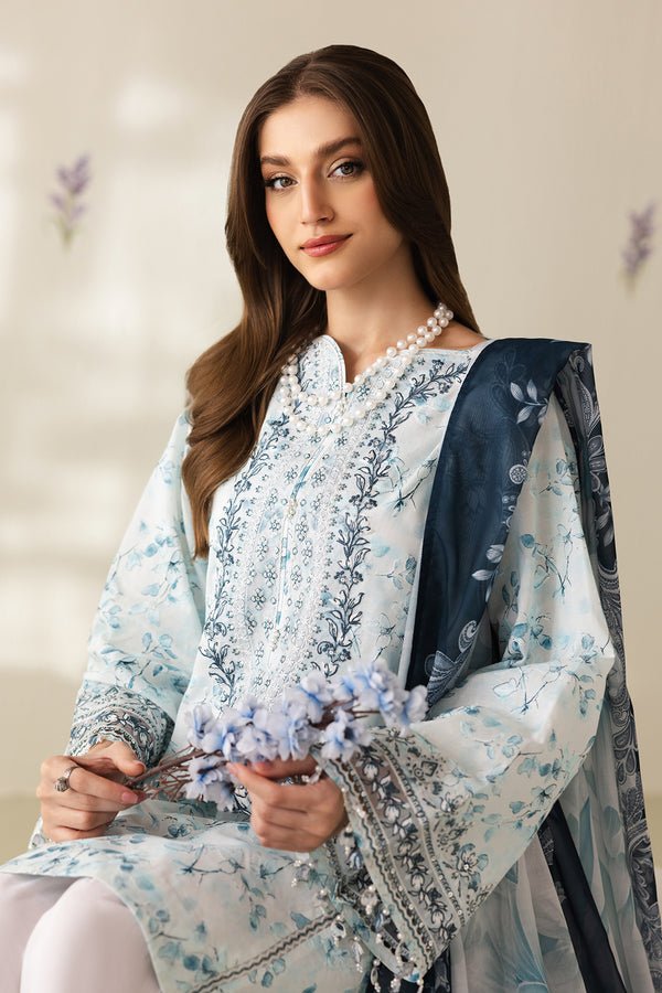 Baroque | Luxury Summer Pret | UF-4422-Brand:Baroque-Type:Ladies Clothes-Off White-Lawn-House of Maryam- Buy in UK, USA