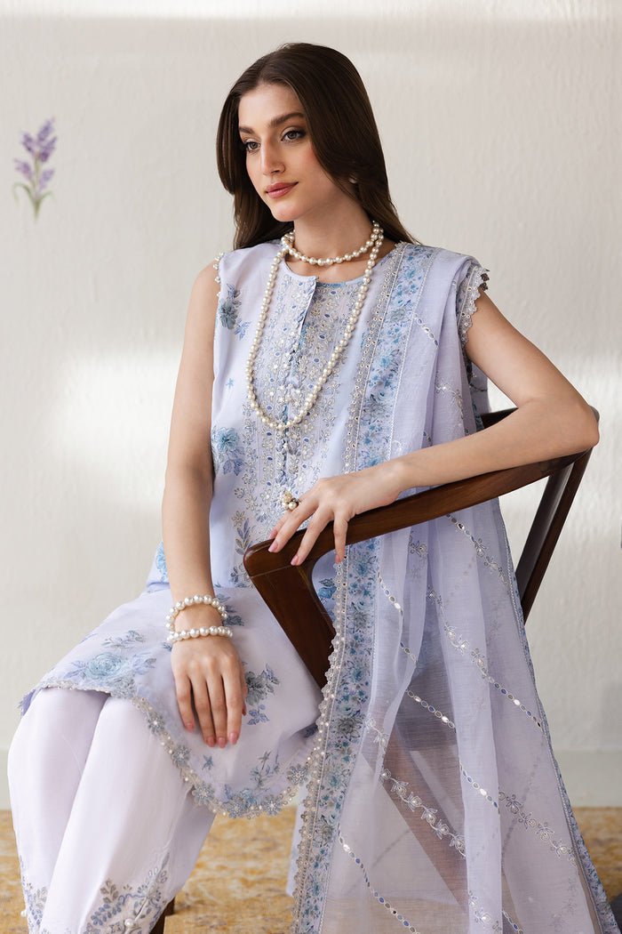 Baroque | Luxury Summer Pret | UF-4424-Brand:Baroque-Type:Ladies Clothes-Off White-Lawn-House of Maryam- Buy in UK, USA