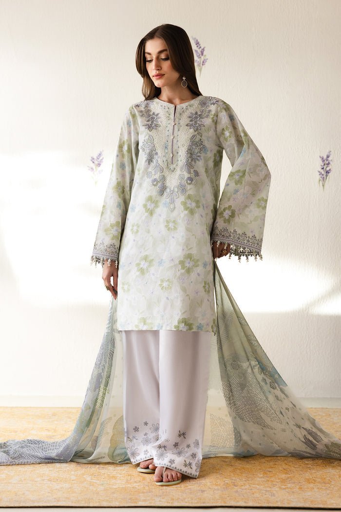 Baroque | Luxury Summer Pret | UF-4425-Brand:Baroque-Type:Ladies Clothes-Off White-Lawn-House of Maryam- Buy in UK, USA