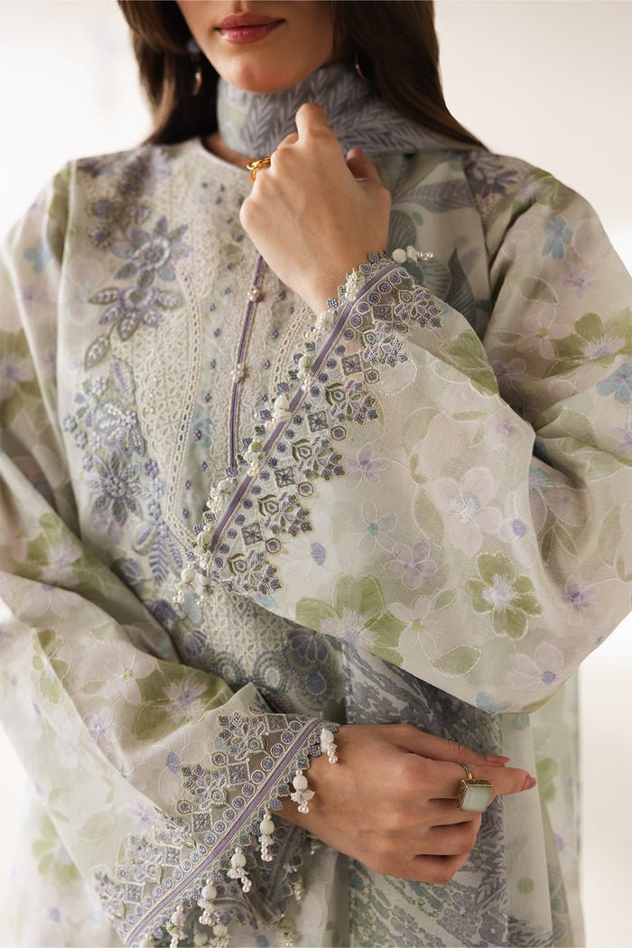 Baroque | Luxury Summer Pret | UF-4425-Brand:Baroque-Type:Ladies Clothes-Off White-Lawn-House of Maryam- Buy in UK, USA