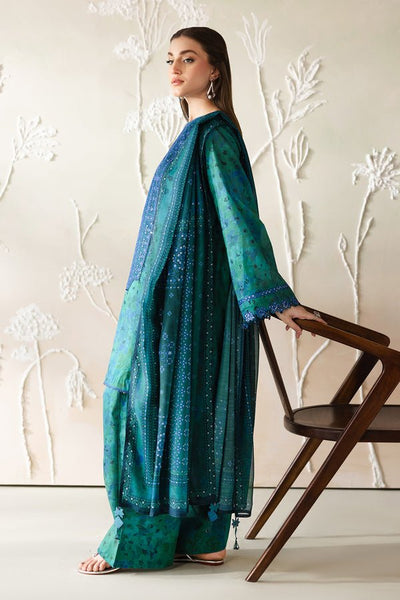Baroque | Luxury Summer Pret | UF-4426-Brand:Baroque-Type:Ladies Clothes-Deep Emerald-Lawn-House of Maryam- Buy in UK, USA