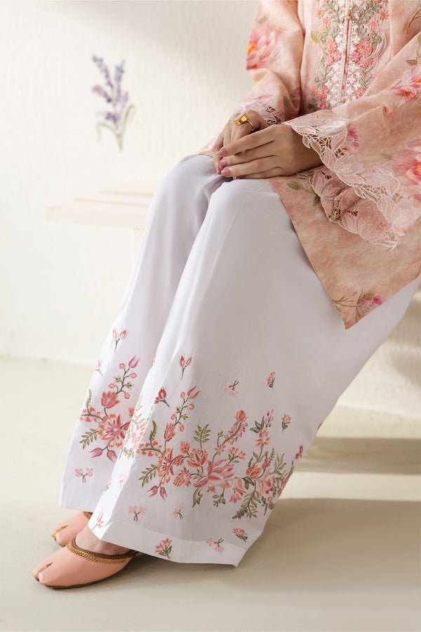 Baroque | Luxury Summer Pret | UF-4427-Brand:Baroque-Type:Ladies Clothes-Pale Peach-Lawn-House of Maryam- Buy in UK, USA