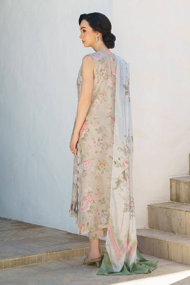 Baroque | Lawn Collection 24 | UF-575 -  Baroque Luxury -  House of Maryam