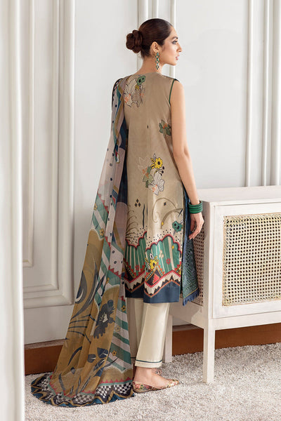 Baroque | Lawn Collection 24 | FL21-D1 -  Baroque Luxury - Original Designer Dress - House of Maryam