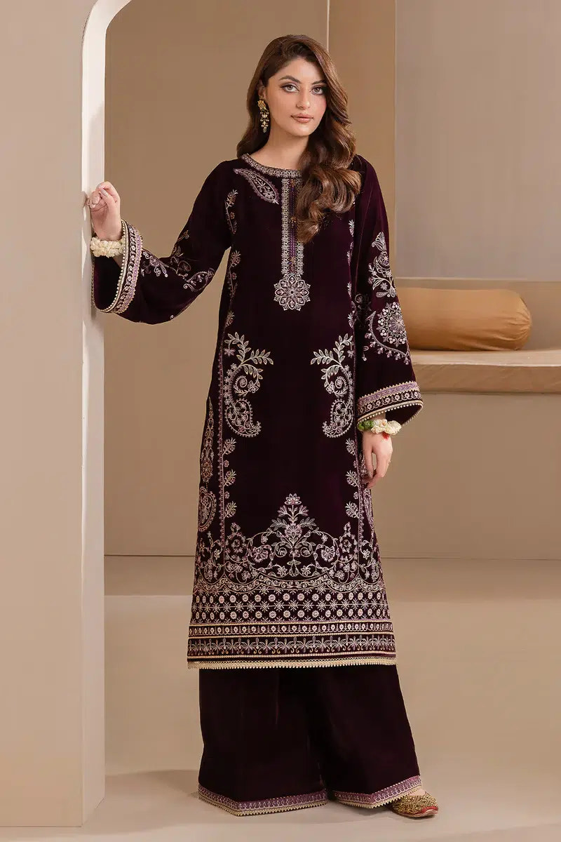Baroque | Jahanara Luxury Velvet 23 | UF-422 -  Baroque Formal - Original Designer Dress - House of Maryam