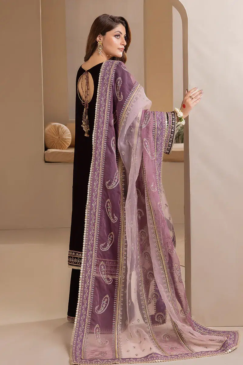 Baroque | Jahanara Luxury Velvet 23 | UF-422 -  Baroque Formal - Original Designer Dress - House of Maryam