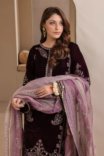 Baroque | Jahanara Luxury Velvet 23 | UF-422 -  Baroque Formal - Original Designer Dress - House of Maryam