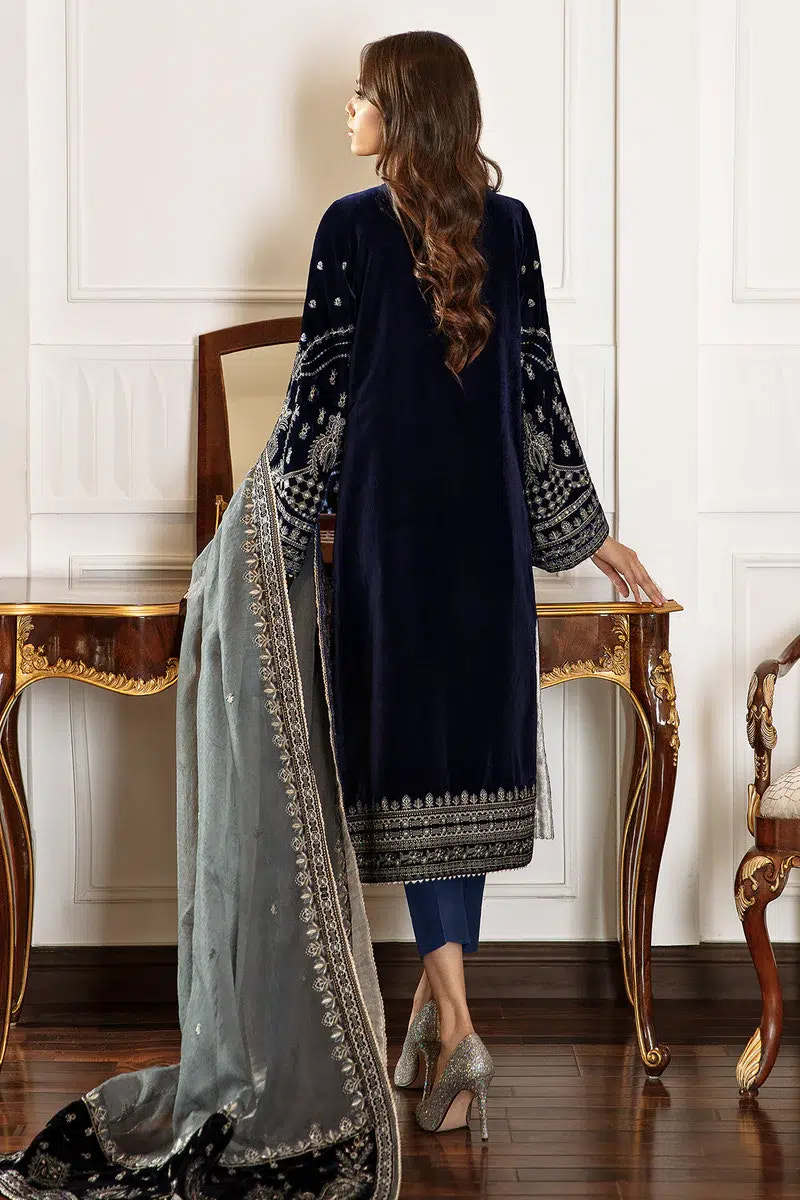 Baroque | Jahanara Luxury Velvet 23 | UF-41 -  Baroque Formal - Original Designer Dress - House of Maryam