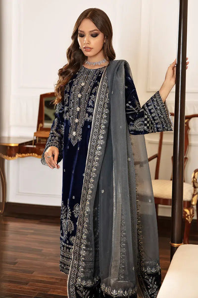 Baroque | Jahanara Luxury Velvet 23 | UF-41 -  Baroque Formal - Original Designer Dress - House of Maryam