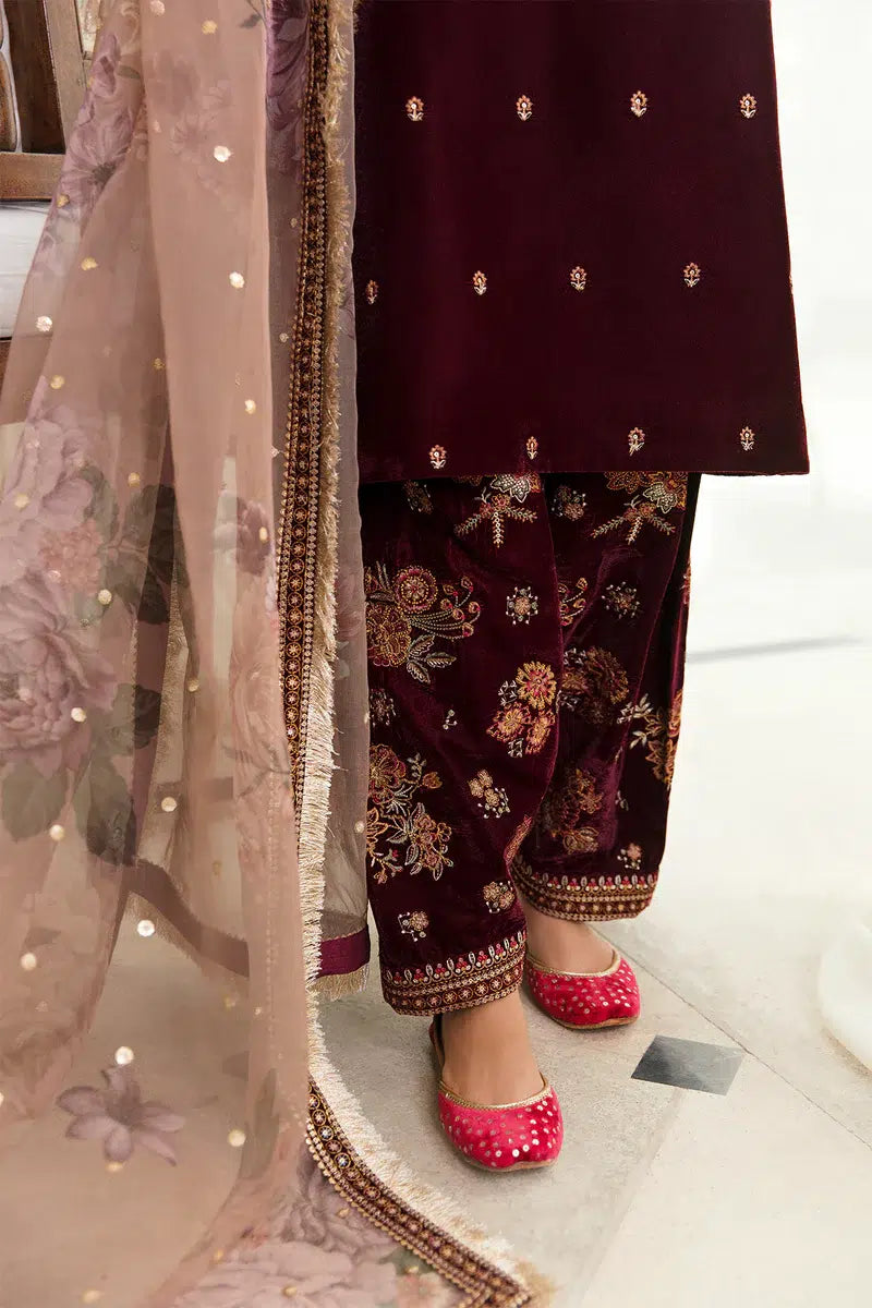 Baroque | Jahanara Luxury Velvet 23 | UF-250 -  Baroque Formal - Original Designer Dress - House of Maryam