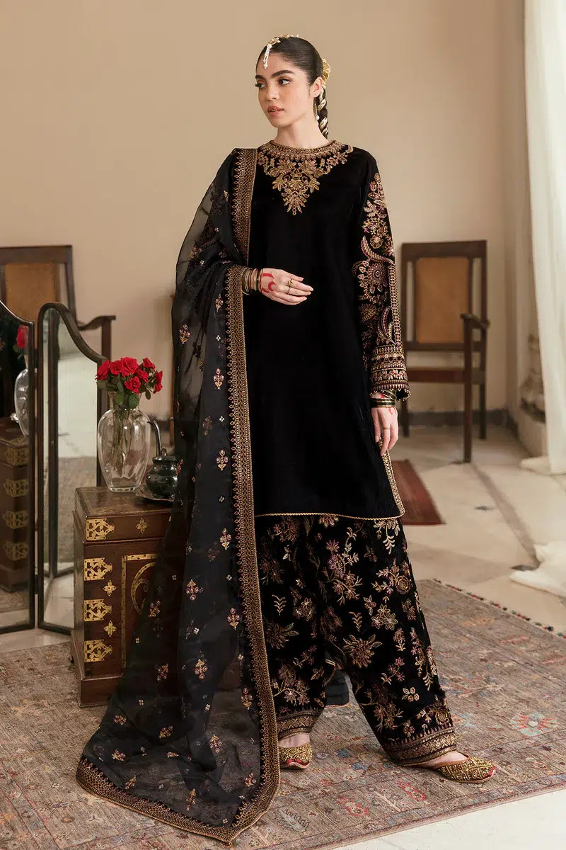 Baroque | Jahanara Luxury Velvet 23 | UF-253 -  Baroque Formal - Original Designer Dress - House of Maryam