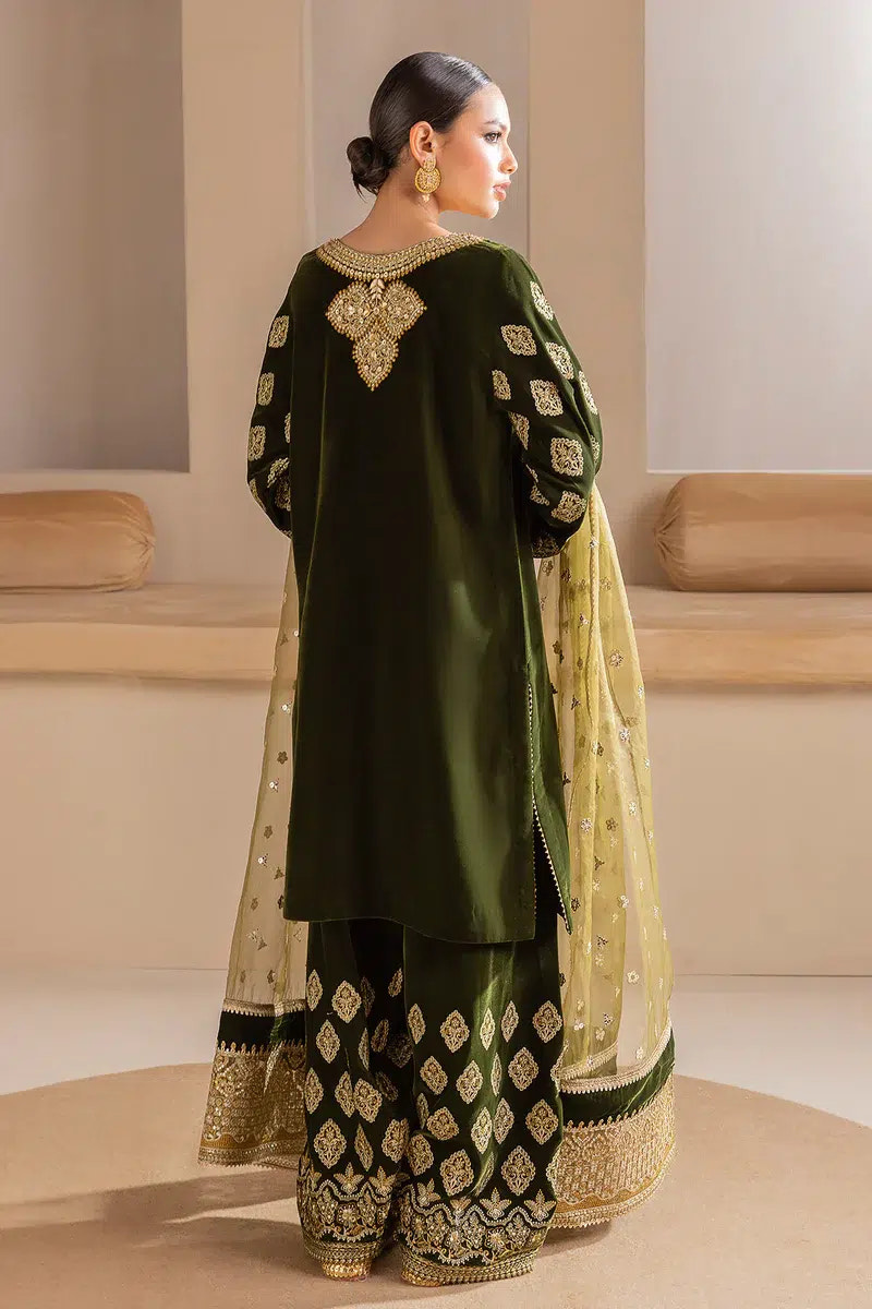 Baroque | Jahanara Luxury Velvet 23 | UF-425 -  Baroque Formal - Original Designer Dress - House of Maryam