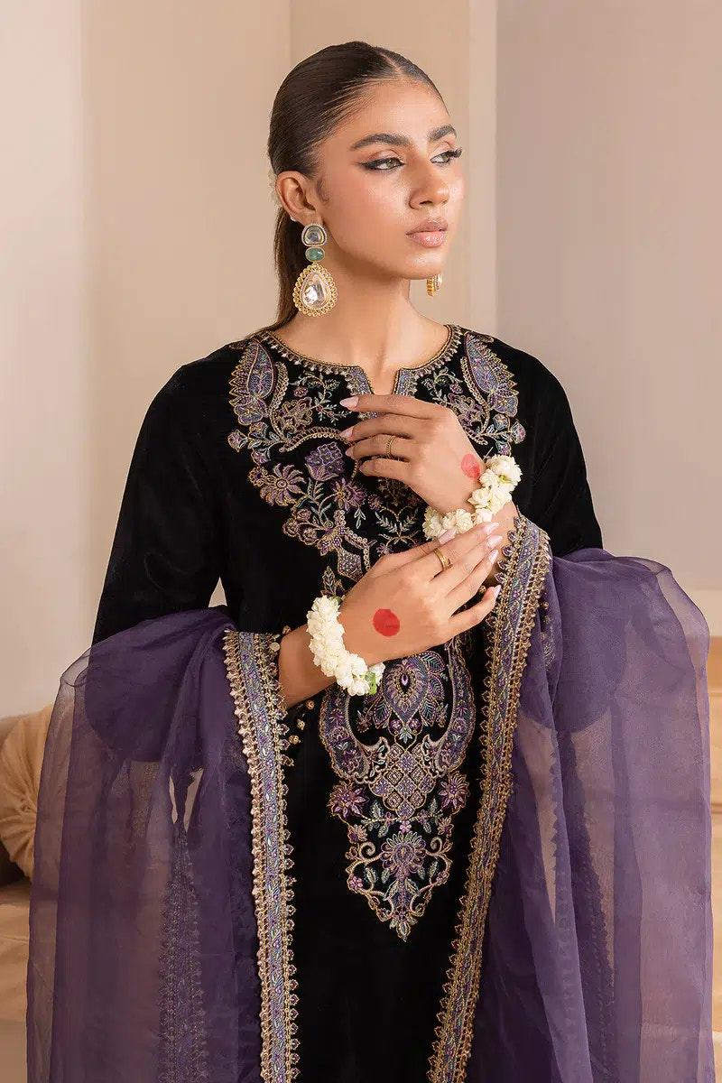 Baroque | Jahanara Luxury Velvet 23 | UF-426 -  Baroque Formal - Original Designer Dress - House of Maryam